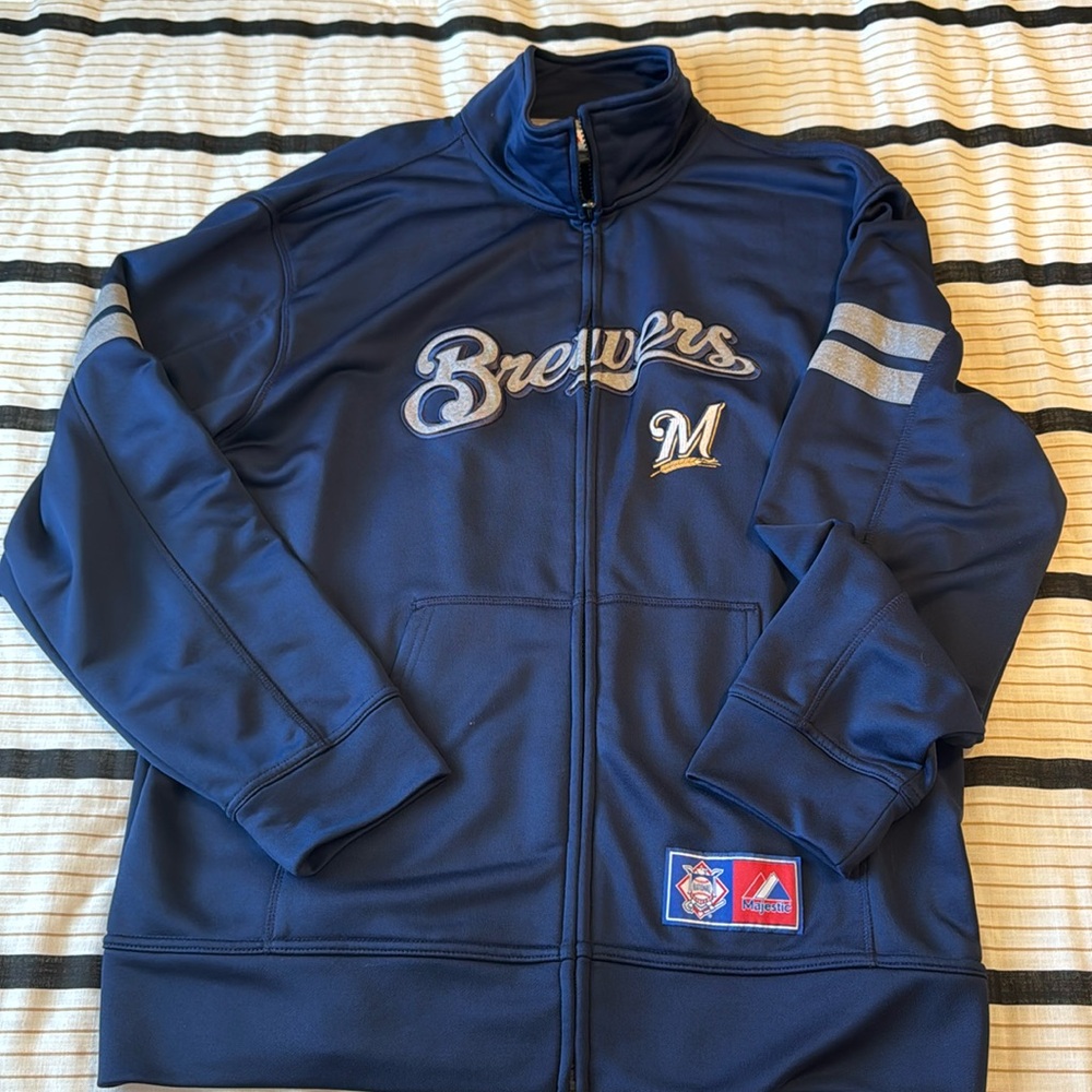 Milwaukee Brewers Zip up large